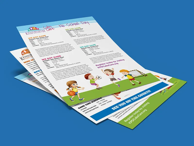 Kenilworth Park District music flyers