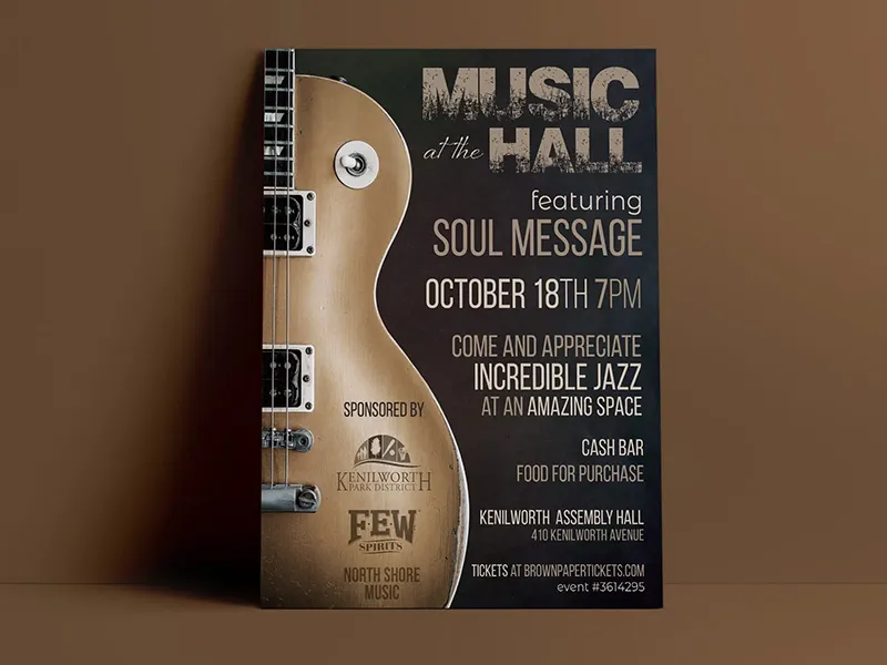 Kenilworth Park District Music at the Hall flyer