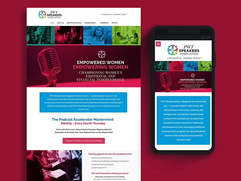 Powerful Women Today website screen capture